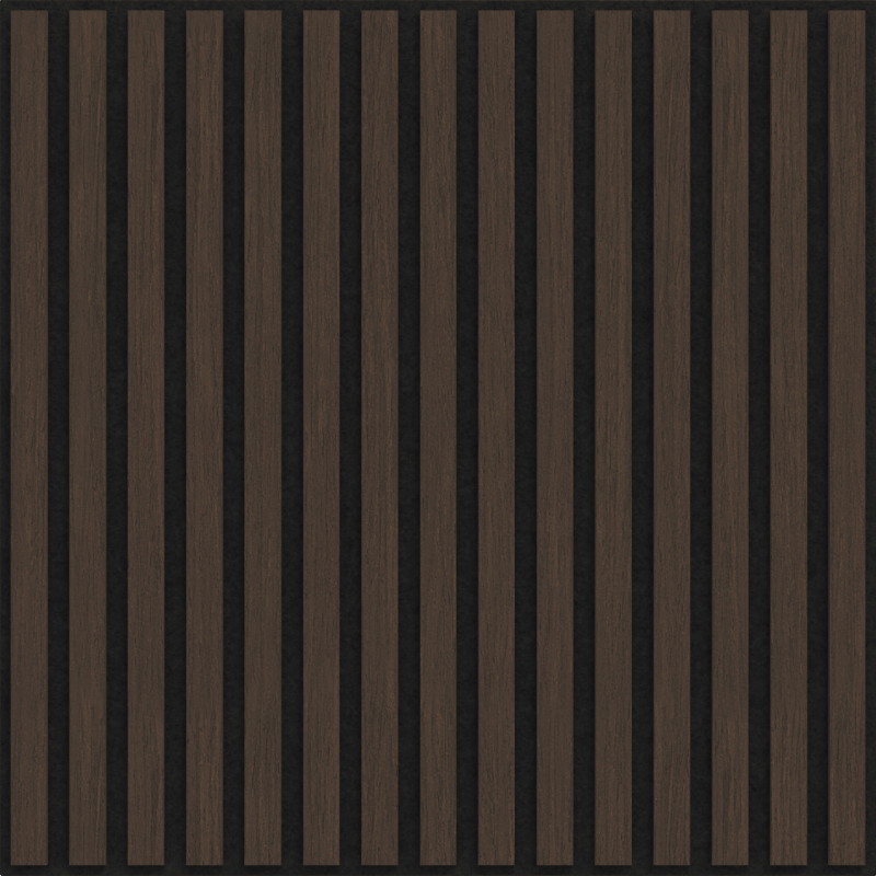 Mexen Linea 15 akustický nástěnný panel 60 x 60 cm (4 ks), plsť 9 mm, technická dýha, Dub Mocca - S110-60607-15-045