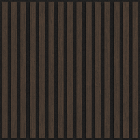 Mexen Linea 15 akustický nástěnný panel 60 x 60 cm (4 ks), plsť 9 mm, technická dýha, Dub Mocca - S110-60607-15-045