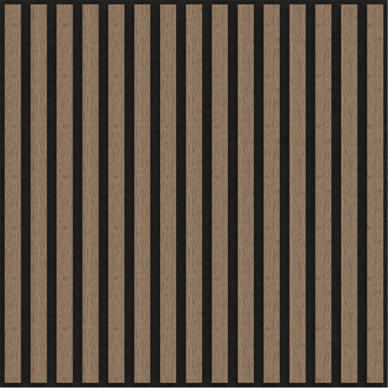 Mexen Linea 15 akustický nástěnný panel 60 x 60 cm (4 ks), plsť 9 mm, technická dýha, Světlý Ořech - S110-60607-15-047