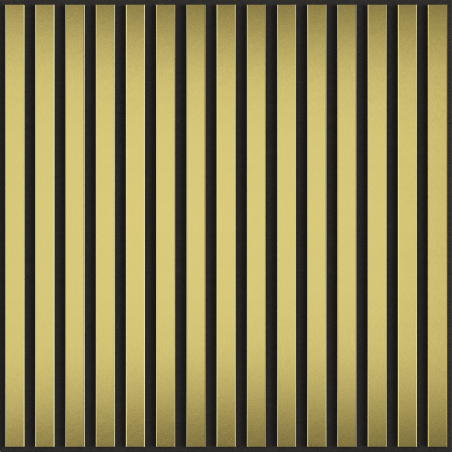 Mexen Linea 15 akustický nástěnný panel 60 x 60 cm (4ks), plsť 9 mm, technická dýha, Zlatý - S110-60607-15-057