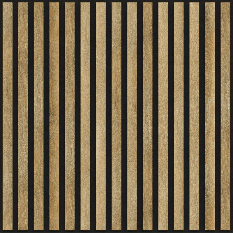 Mexen Linea 15 akustický nástěnný panel 60 x 60 cm (4 ks), plsť 9 mm, technická dýha, Medový Dub - S110-60607-15-066