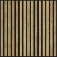 Mexen Linea 15 akustický nástěnný panel 60 x 60 cm (4 ks), plsť 9 mm, technická dýha, Medový Dub - S110-60607-15-066