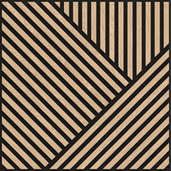 Mexen Linea 25 akustický nástěnný panel 60 x 60 cm (4 ks), plsť 9 mm, technická dýha, bělený dub - S110-60607-25-040