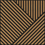 Mexen Linea 25 akustický nástěnný panel 60 x 60 cm (4 ks), plsť 9 mm, technická dýha, Dub Classic - S110-60607-25-041