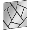 Mexen Form 04 akustický nástěnný panel 60 x 60 cm (4 ks), plsť 9 mm, Zrcadlo - S111-60607-04-099