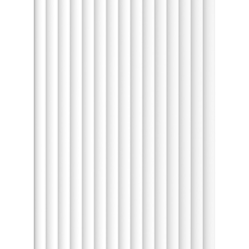 Mexen Strio 02 ryhované nástěnné lamely 280 x 14,5 cm (2 ks), bílá - S120-280-02-301