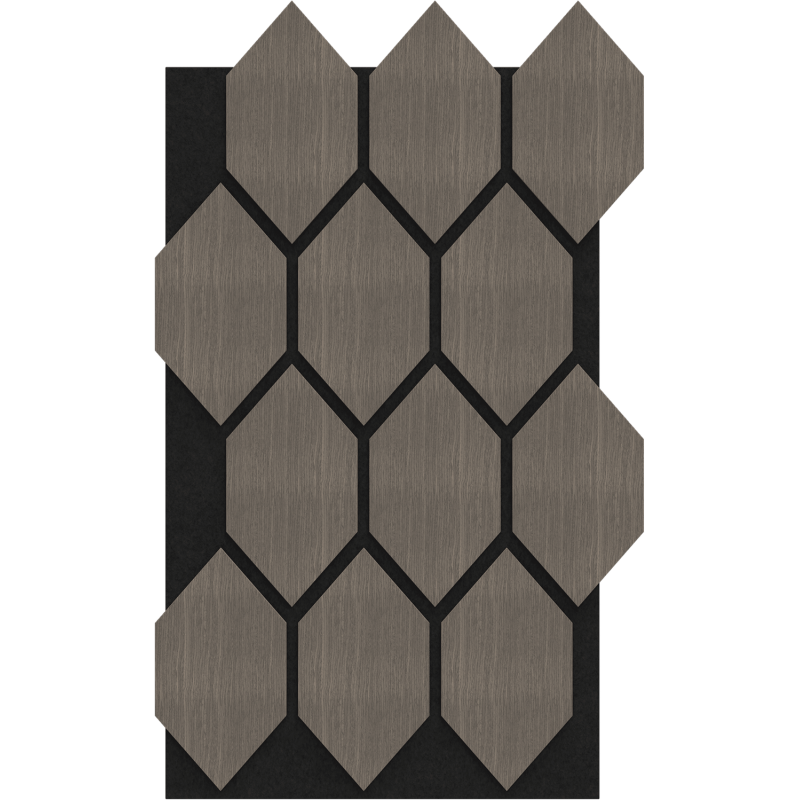 Mexen Lam-B nástěnné lamely 275 x 30 cm, HDF deska 4 mm, technická dýha, Pískový Dub - S100-275307-3015-001