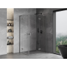 Mexen Mist-H L Duo sprchový kout s pravými otočnými dveřmi 80 x 110 cm, transparentní, gun metal - 8A5L-080L-110P-95-00