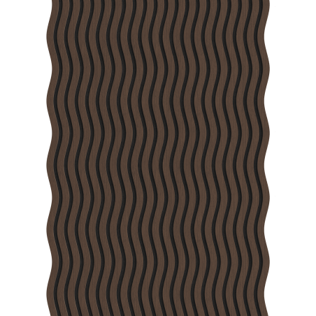 Mexen Lam-SF 01 akustické nástěnné lamely 280 x 30 cm, plsť 9 mm, technická dýha, Dub Mocca - S106-280-01-045