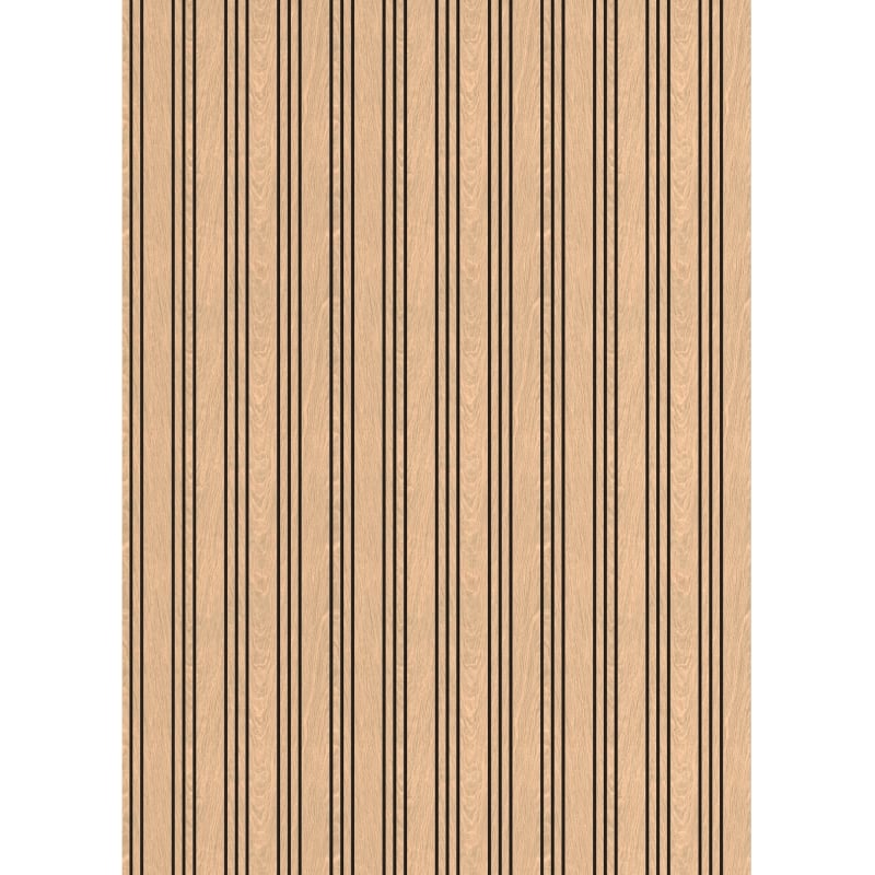Mexen Lam-F Nano 01 akustické stěnové lamely 280 x 32,4 cm, plsť 5 mm, technická dýha, Bělený Dub - S108-280-01-040