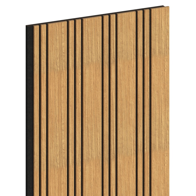 Mexen Lam-F Nano 01 akustické nástěnné lamely 280 x 32,4 cm, plsť 5 mm, technická dýha, Dub Classic - S108-280-01-041