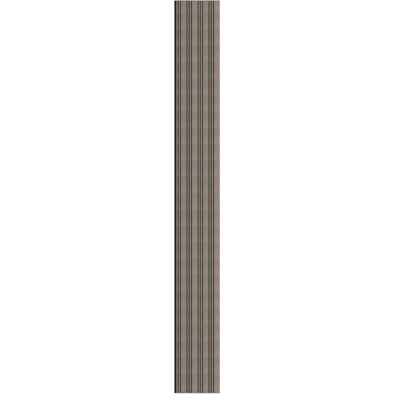 Mexen Lam-F Nano 01 nástěnné akustické lamely 280 x 32,4 cm, plsť 5 mm, technická dýha, Šedý Dub - S108-280-01-043