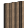Mexen Lam-F Nano 01 akustické nástěnné lamely 280 x 32,4 cm, plsť 5 mm, technická dýha, Tmavý Ořech - S108-280-01-044