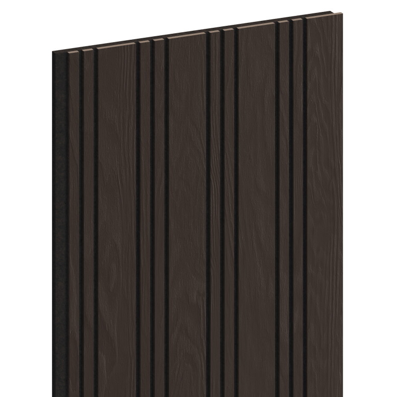 Mexen Lam-F Nano 01 akustické stěnové lamely 280 x 32,4 cm, plsť 5 mm, technická dýha, Černý Dub - S108-280-01-046