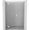 Mexen Mist-H sprchové dveře výkyvné levé 160 cm, transparentní, bílé - 8A5-160-001-20-00-L