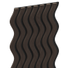 Mexen Lam-SF 02 akustické stěnové lamely 280 x 30 cm, plsť 9 mm, technická dýha, Černý dub - S106-280-02-046