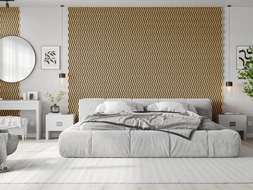 Mexen Lam-SF 02 akustické nástěnné lamely 280 x 30 cm, plst 9 mm, technická dýha, Dub Classic - S106-280-02-041