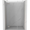 Mexen Mist-H sprchové dveře otvíravé levé 130 cm, transparentní, kartáčovaný nikl - 8A5-130-001-97-00-L