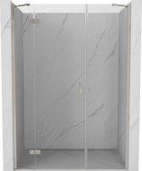 Mexen Mist-H sprchové dveře otevírací levé 155 cm, transparentní, kartáčovaný nikl - 8A5-155-001-97-00-L