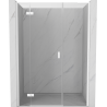 Mexen Mist-H L sprchové dveře otočné levé 130 cm, průhledné, bílé - 8A5L-130-001-20-00-L