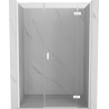 Mexen Mist-H L sprchové dveře otevírací pravé 125 cm, transparentní, bílé - 8A5L-125-001-20-00-P