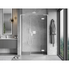 Mexen Mist-H L sprchové dveře pravé 130 cm, transparentní, bílé - 8A5L-130-001-20-00-P