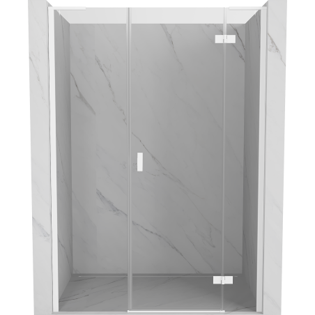 Mexen Mist-H L sprchové dveře otočné pravé 160 cm, transparentní, bílé - 8A5L-160-001-20-00-P