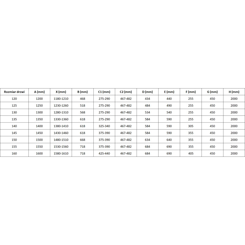 Mexen Mist-H L levé otevírací sprchové dveře 120 cm, průhledné, kartáčovaný šedý gun - 8A5L-120-001-66-00-L
