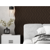 Mexen Lam-SF 01 akustické nástěnné lamely 280 x 30 cm, plsť 9 mm, technická dýha, Dub Mocca - S106-280-01-045