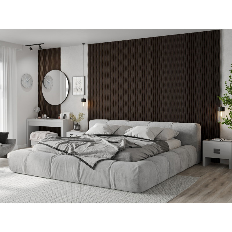 Mexen Lam-SF 01 Lam-SF 26 akustické stěnové lamely 280 x 30 cm, plsť 9 mm, technická dýha, černý dub - S106-280-26-046