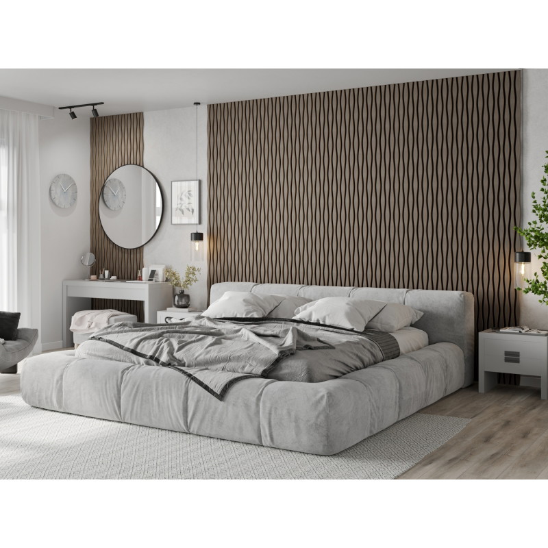 Mexen Lam-SF 01 Lam-SF 26 stěnové lamely akustické 280 x 30 cm, filc 9 mm, technická dýha, Šedý Dub - S106-280-26-043