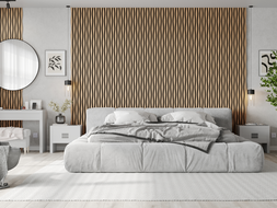 Mexen Lam-SF 01 Lam-SF 26 akustické stěnové lamely 280 x 30 cm, filc 9 mm, technická dýha, Bělený Dub - S106-280-26-040