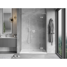 Mexen Mist-H L sprchové dveře otočné pravé 150 cm, transparentní, kartáčovaný nikl - 8A5L-150-001-97-00-P