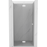 Mexen Mist-F skládací sprchové dveře levé 110 cm, transparentní, bílé - 8A6-110-000-20-00-L