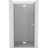 Mexen Mist-F skládací sprchové dveře levé 115 cm, transparentní, bílé - 8A6-115-000-20-00-L
