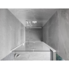 Mexen Mist-F sprchové dveře skládací pravé 80 cm, transparentní, bílé - 8A6-080-000-20-00-P