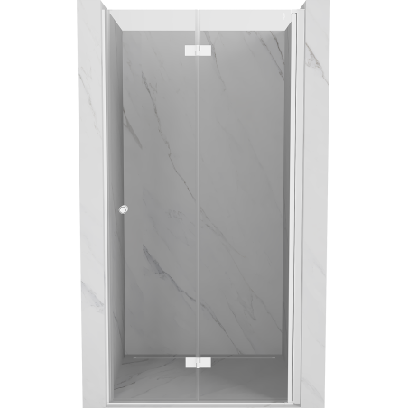 Mexen Mist-F sprchové dveře skládací pravé 80 cm, transparentní, bílé - 8A6-080-000-20-00-P