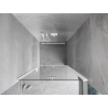 Mexen Mist-F skládací sprchové dveře pravé 100 cm, transparentní, bílé - 8A6-100-000-20-00-P