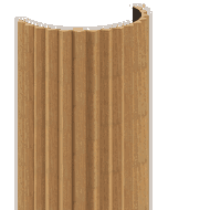 Mexen Lam-B nástěnné lamely 275 x 30 cm, HDF deska 4 mm, technická dýha, Pískový Dub - S100-275307-3015-001