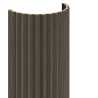 Mexen Ovalo 01 elastické žebrované stěnové lamely 280 x 36 cm, technická dýha, Dub Mocca - S130-280-01-045