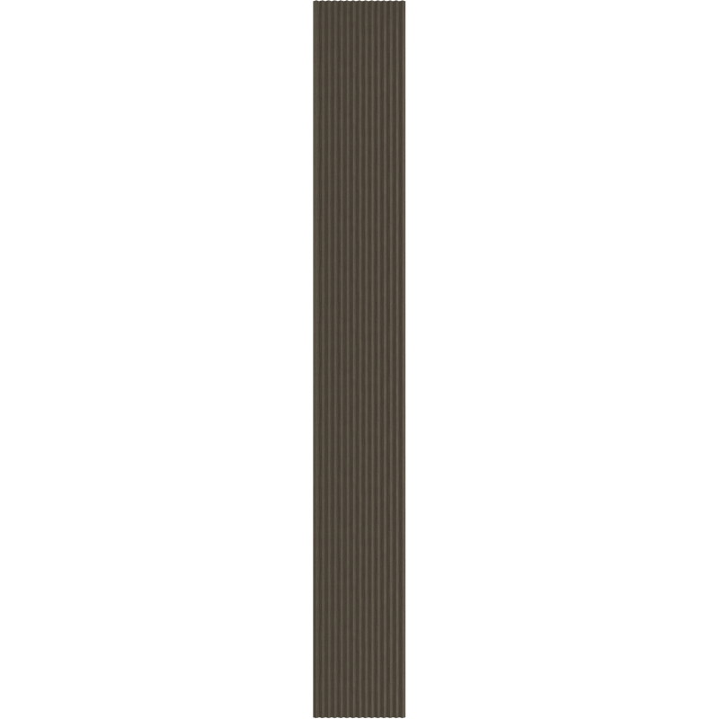 Mexen Ovalo 01 elastické žebrované stěnové lamely 280 x 36 cm, technická dýha, Dub Mocca - S130-280-01-045