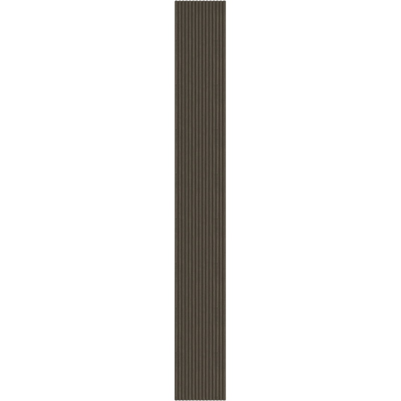 Mexen Ovalo 02 žebrované flexibilní nástěnné lamely 280 x 36 cm, technická dýha, Dub Mocca - S130-280-02-045
