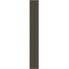 Mexen Ovalo 02 žebrované flexibilní nástěnné lamely 280 x 36 cm, technická dýha, Dub Mocca - S130-280-02-045