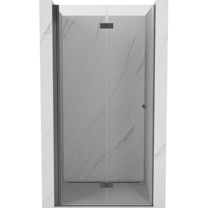 Mexen Mist-F skládací sprchové dveře levé 110 cm, transparentní, gun metal - 8A6-110-000-95-00-L
