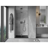 Mexen Mist-F skládací sprchové dveře levé 120 cm, transparentní, gun metal - 8A6-120-000-95-00-L