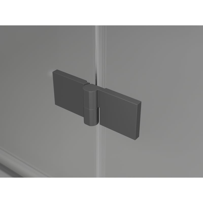 Mexen Mist-F sprchové dveře skládací pravé 65 cm, transparentní, gun metal - 8A6-065-000-95-00-P