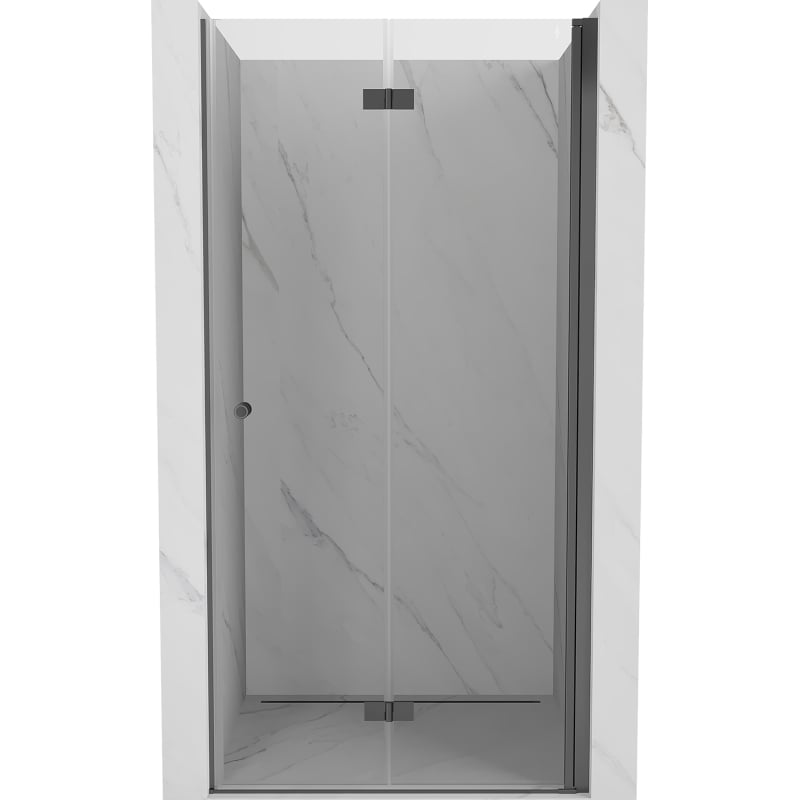 Mexen Mist-F sprchové dveře skládací pravé 65 cm, transparentní, gun metal - 8A6-065-000-95-00-P