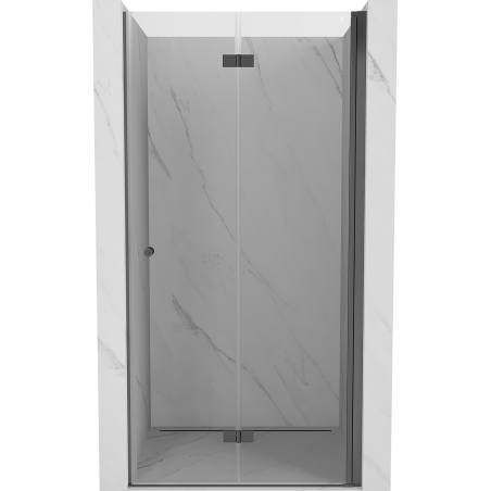 Mexen Mist-F sprchové dveře skládací pravé 65 cm, transparentní, gun metal - 8A6-065-000-95-00-P