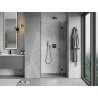 Mexen Mist-F skládací sprchové dveře pravé 85 cm, transparentní, gun metal - 8A6-085-000-95-00-P