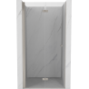 Mexen Mist-F skládací sprchové dveře levé 105 cm, transparentní, kartáčovaný nikl - 8A6-105-000-97-00-L